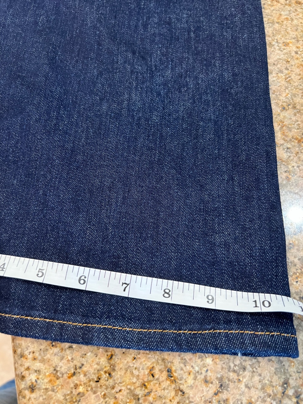 FRAME Le Slim Palazzo Long Jeans 25 High Rise Wide Leg Rinse Dark Wash $288 NWT - Picture 9 of 10